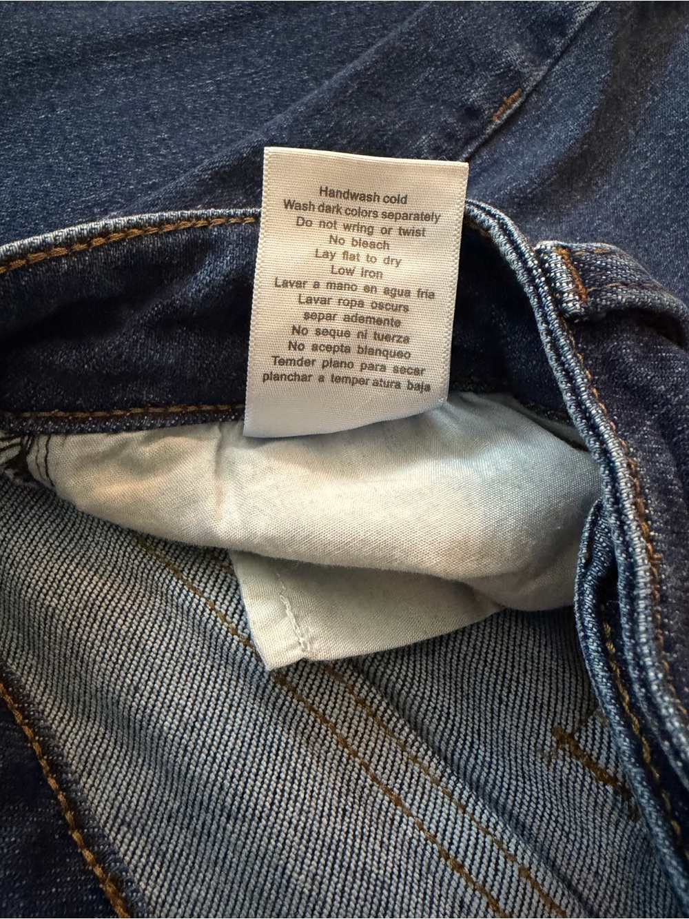 Judy Blue Dark Blue High-Rise Straight Jeans - Picture 6 of 9